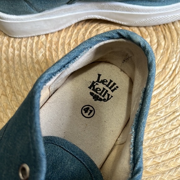 Lelli Kelly Platform Denim Jeans Canvas Sneakers size 41 - Picture 11 of 12
